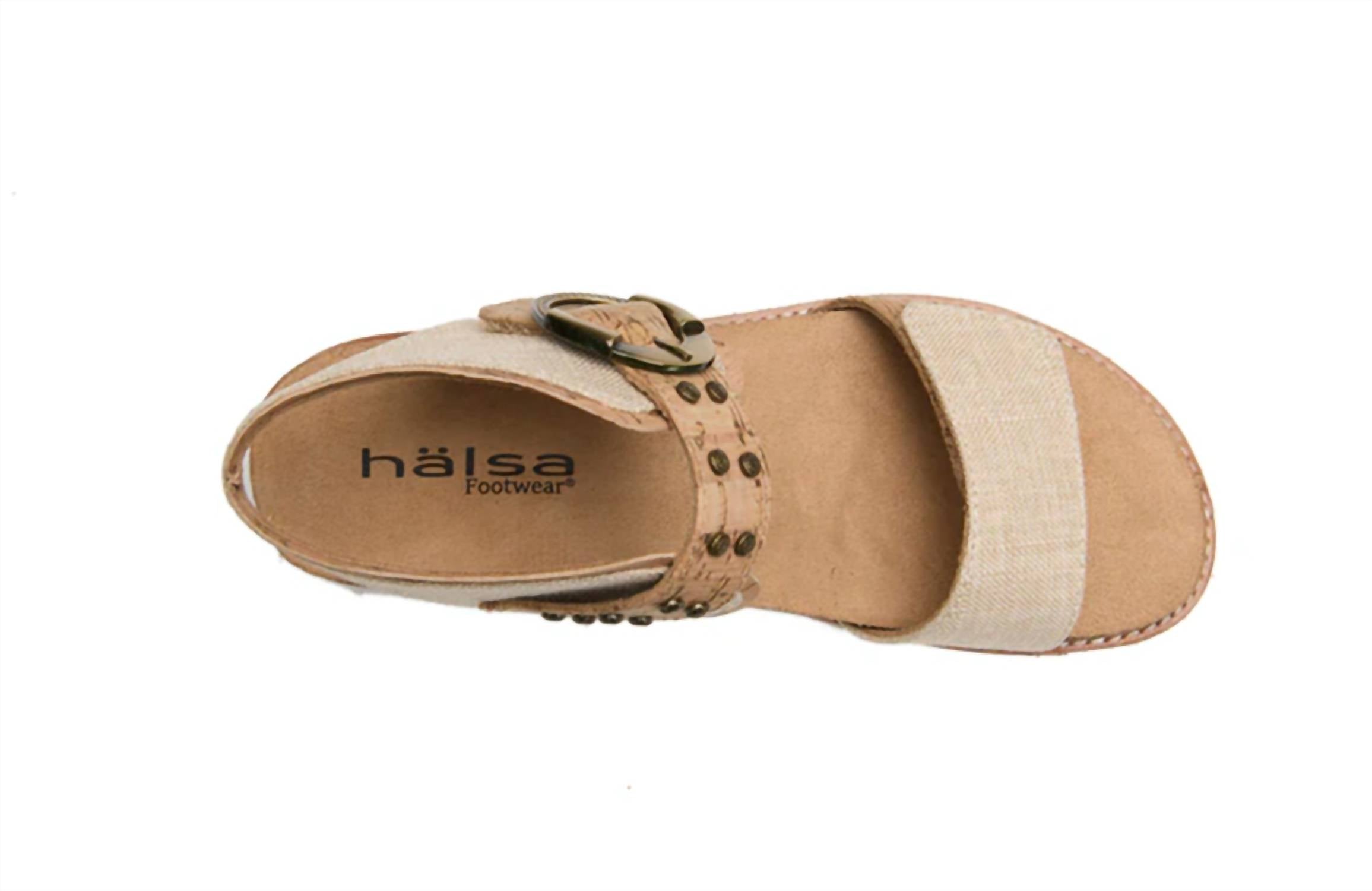 Женские сандалии Bari из пробки/натуральные Halsa Footwear — фото 4