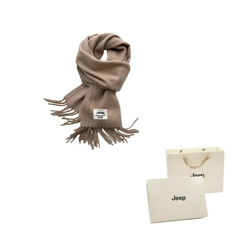 

Шарф из полиэстера Unisex Jeep, оранжевый double-sided