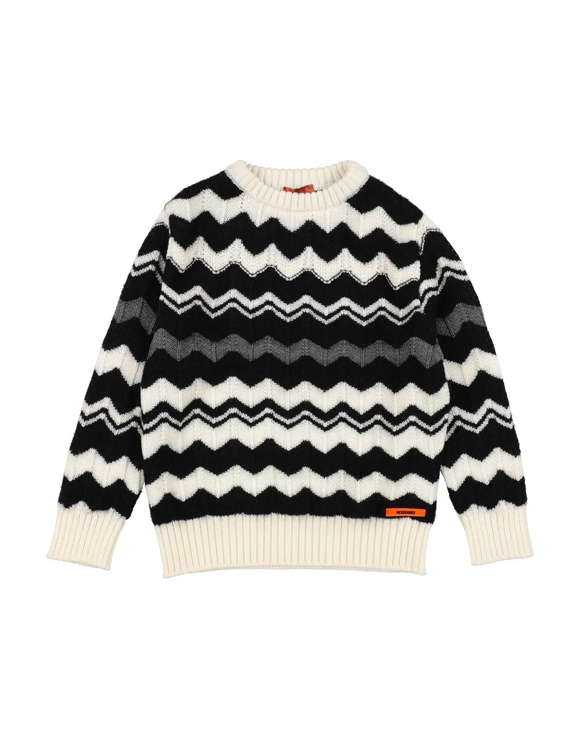 Джемпер интарсия с принтом Missoni, черный