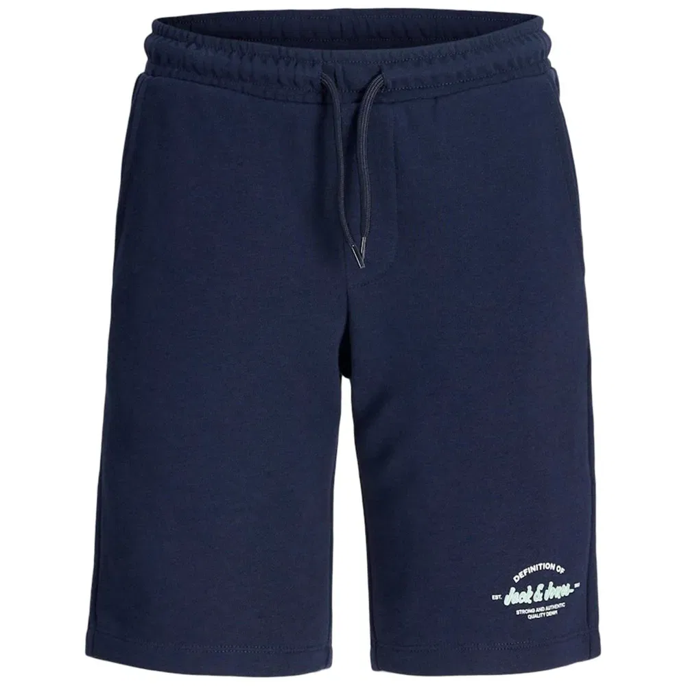 Детские шорты из футера с принтом Gordon Brandon Jack & jones, Blue