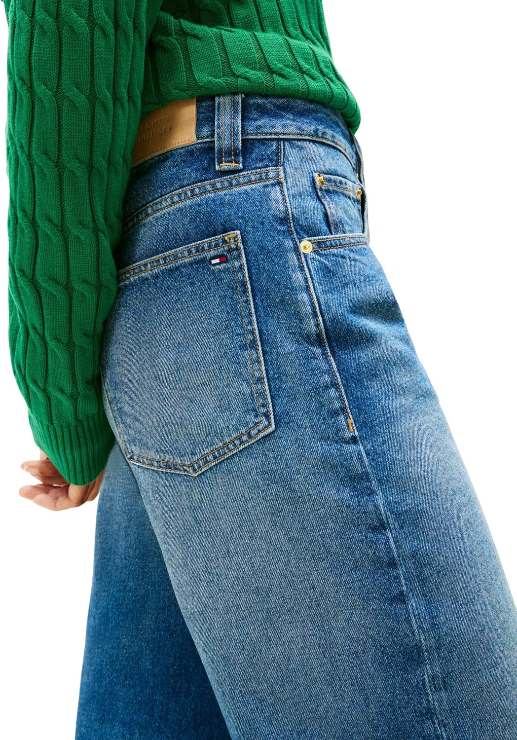 Женские джинсы DNM Glow Barrel RW Tommy Hilfiger, Denim (Glow) — фото 4