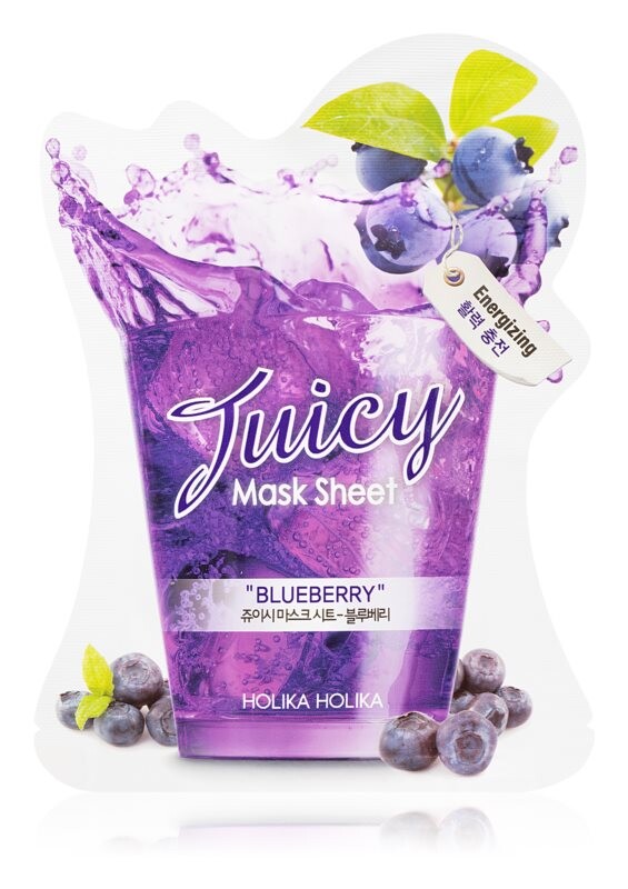 

Энергетическая тканевая маска Holika Holika Juicy Mask Sheet Blueberry