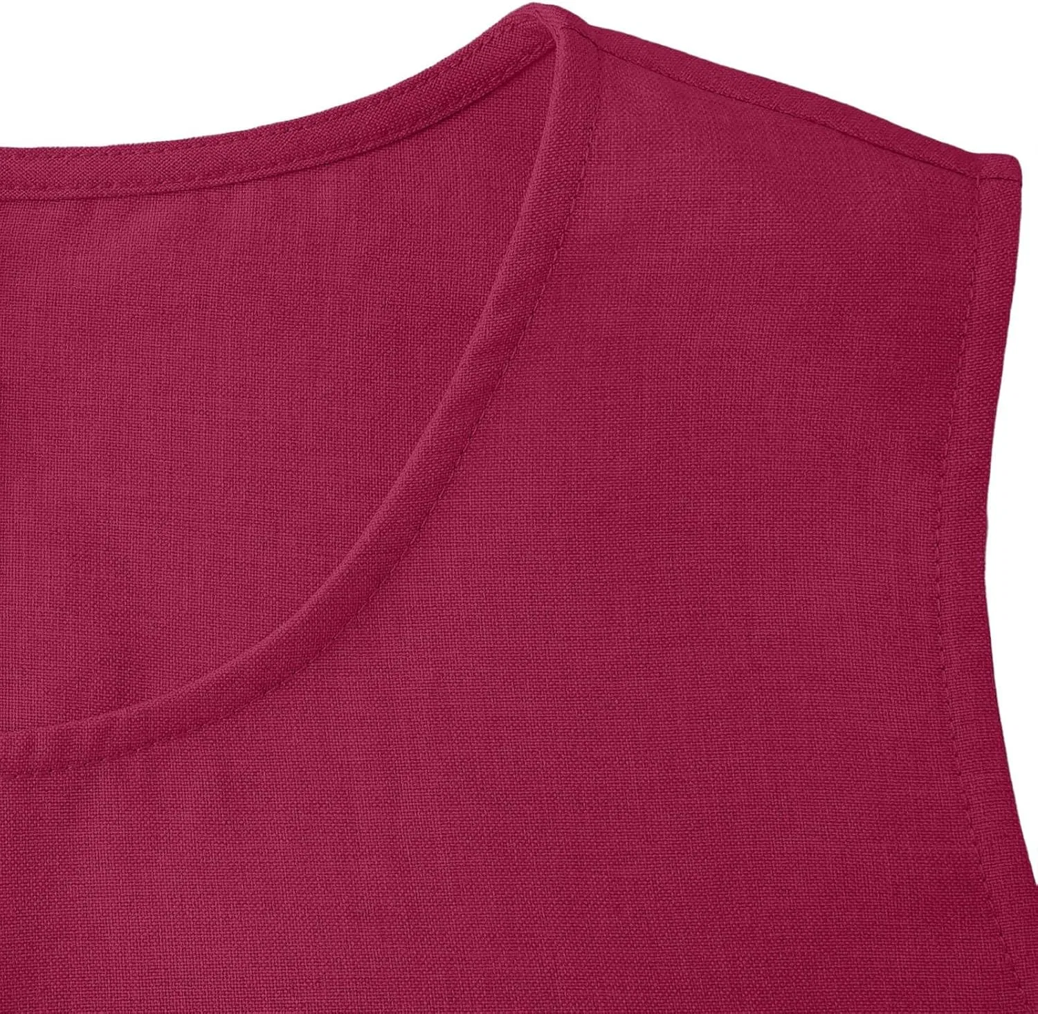 Женское летнее мини-платье А-силуэта с карманами, Hot Pink — фото 4