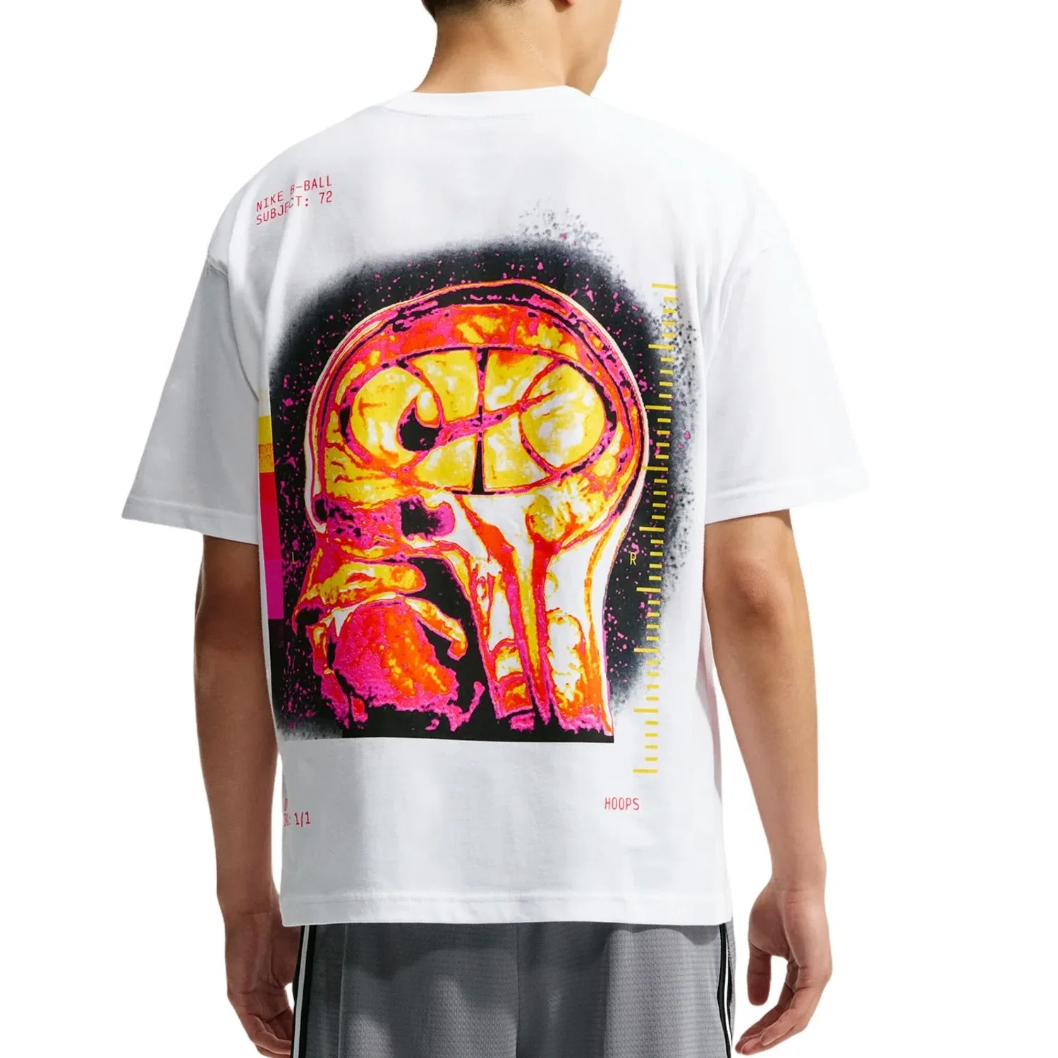 Мужская футболка Basketball T-Shirt 'White' Nike, белый — фото 2