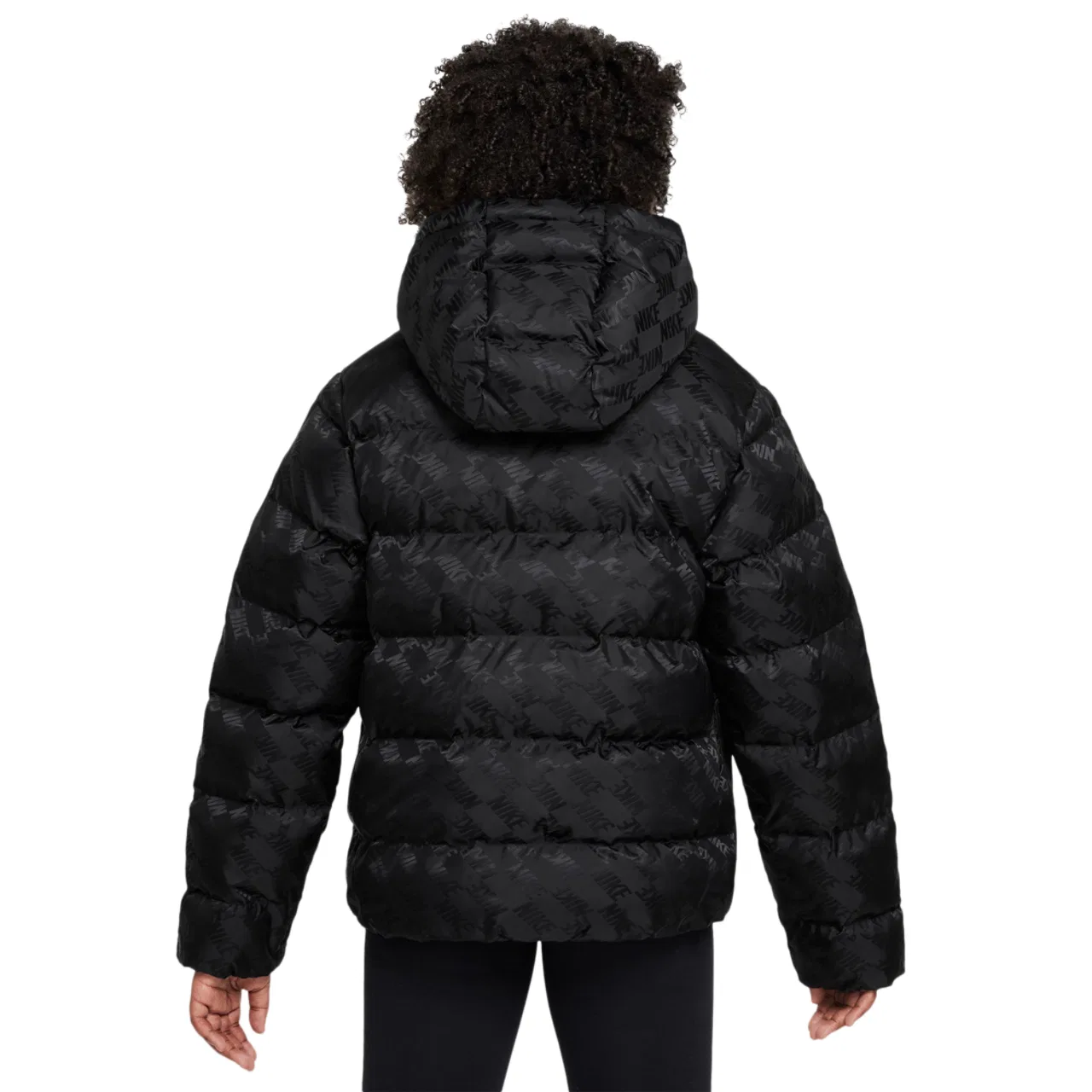 Куртка для мальчиков ADP Puffer Nike, черный/белый — фото 2