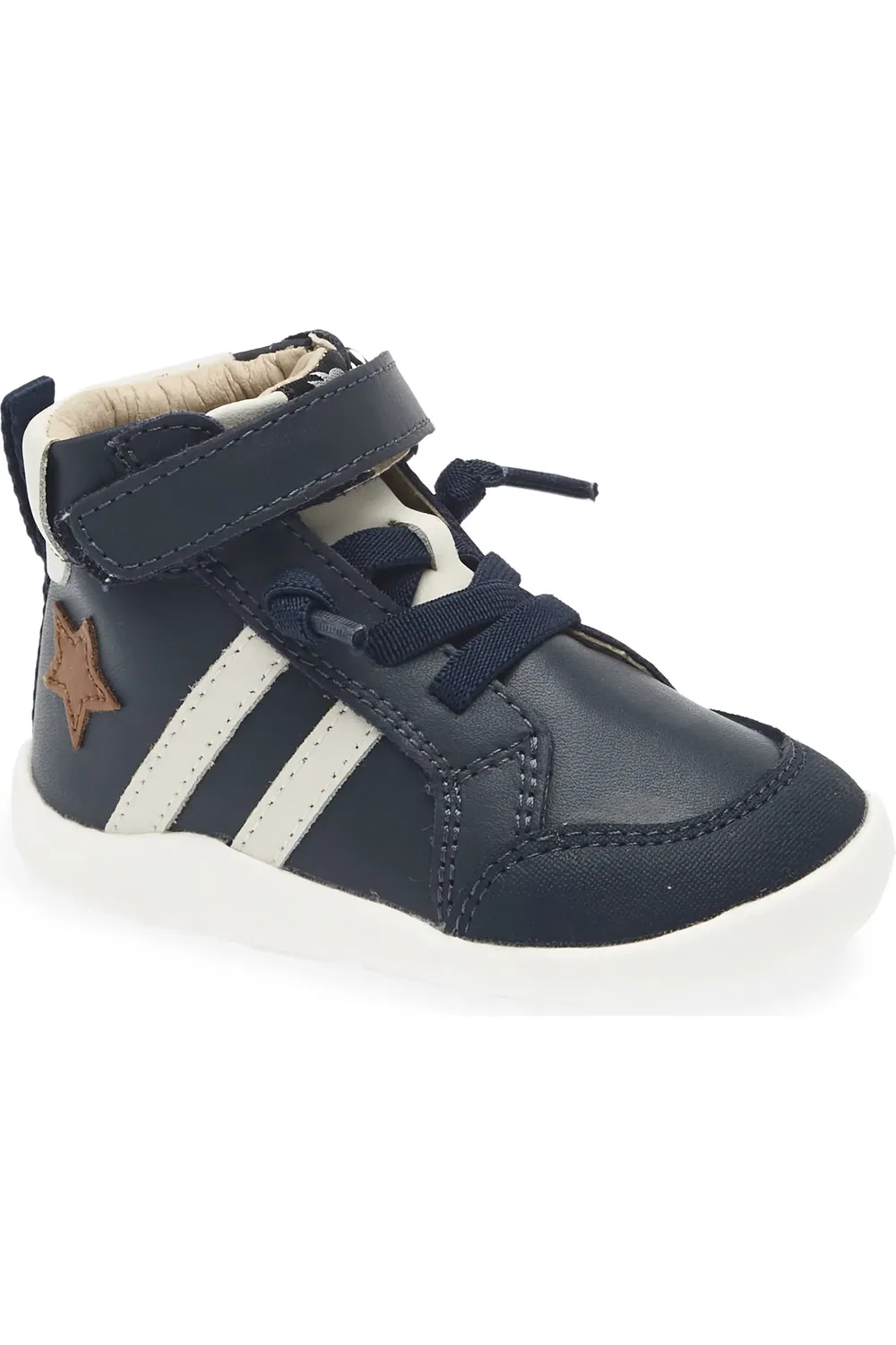 Детские кроссовки на высокой подошве Boss OLD SOLES, Navy/Tan/Sporco