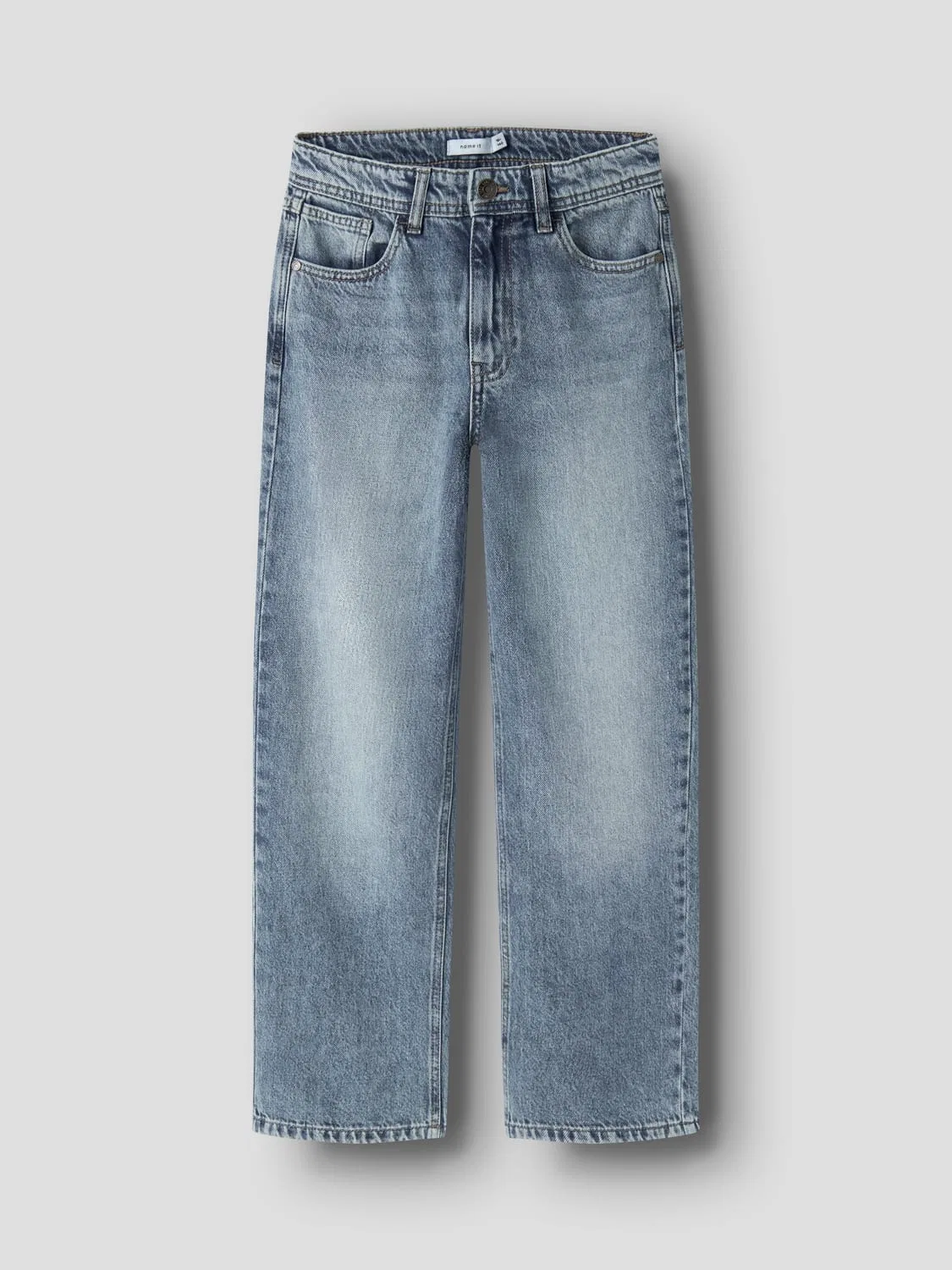 Джинсы прямые NKMRYAN STRAIGHT JEANS 5950-DM Name It, синий — фото 3