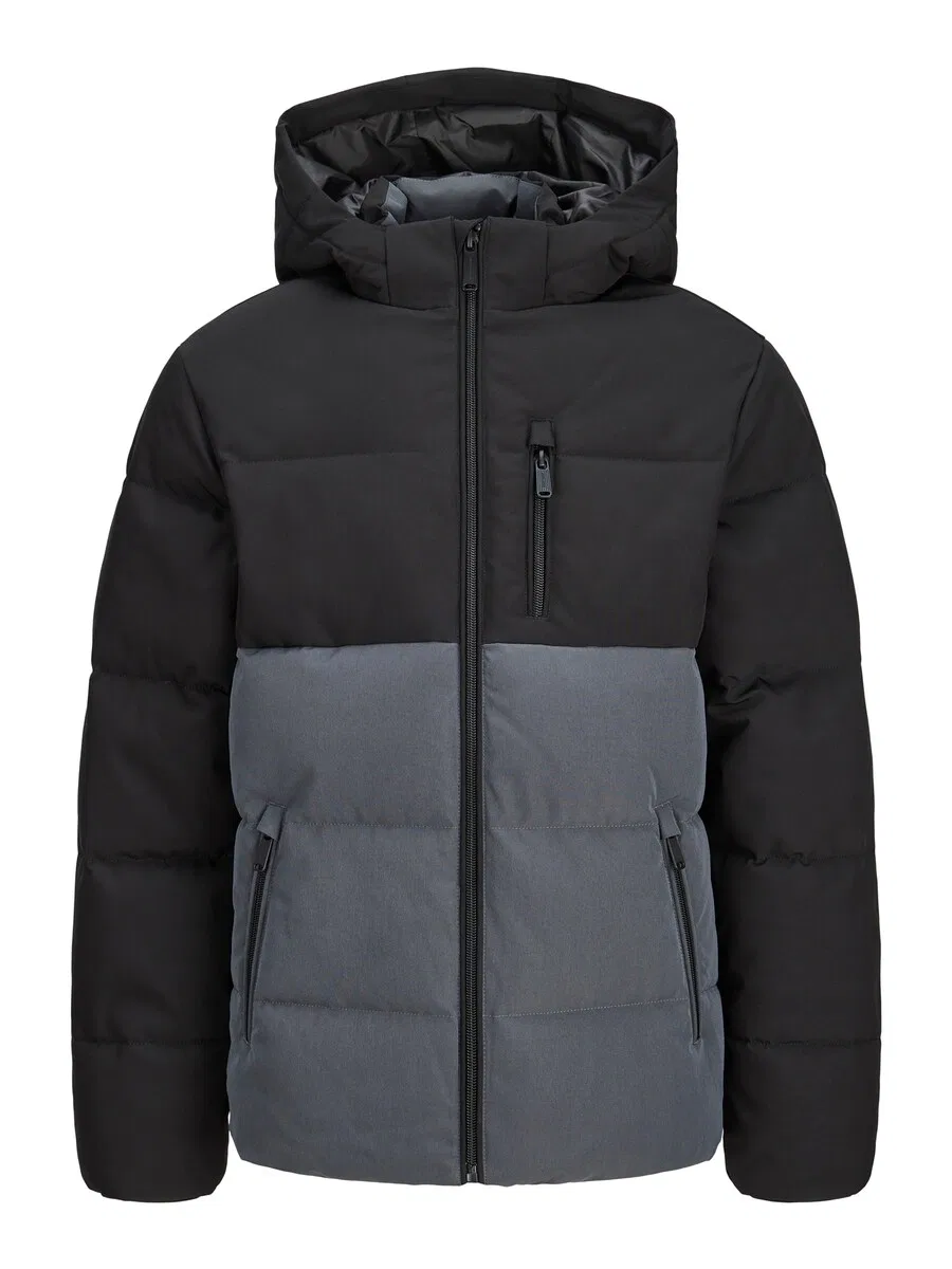 Детская зимняя куртка Jack & Jones Junior 'JJEBECKS' темно-серого цвета
