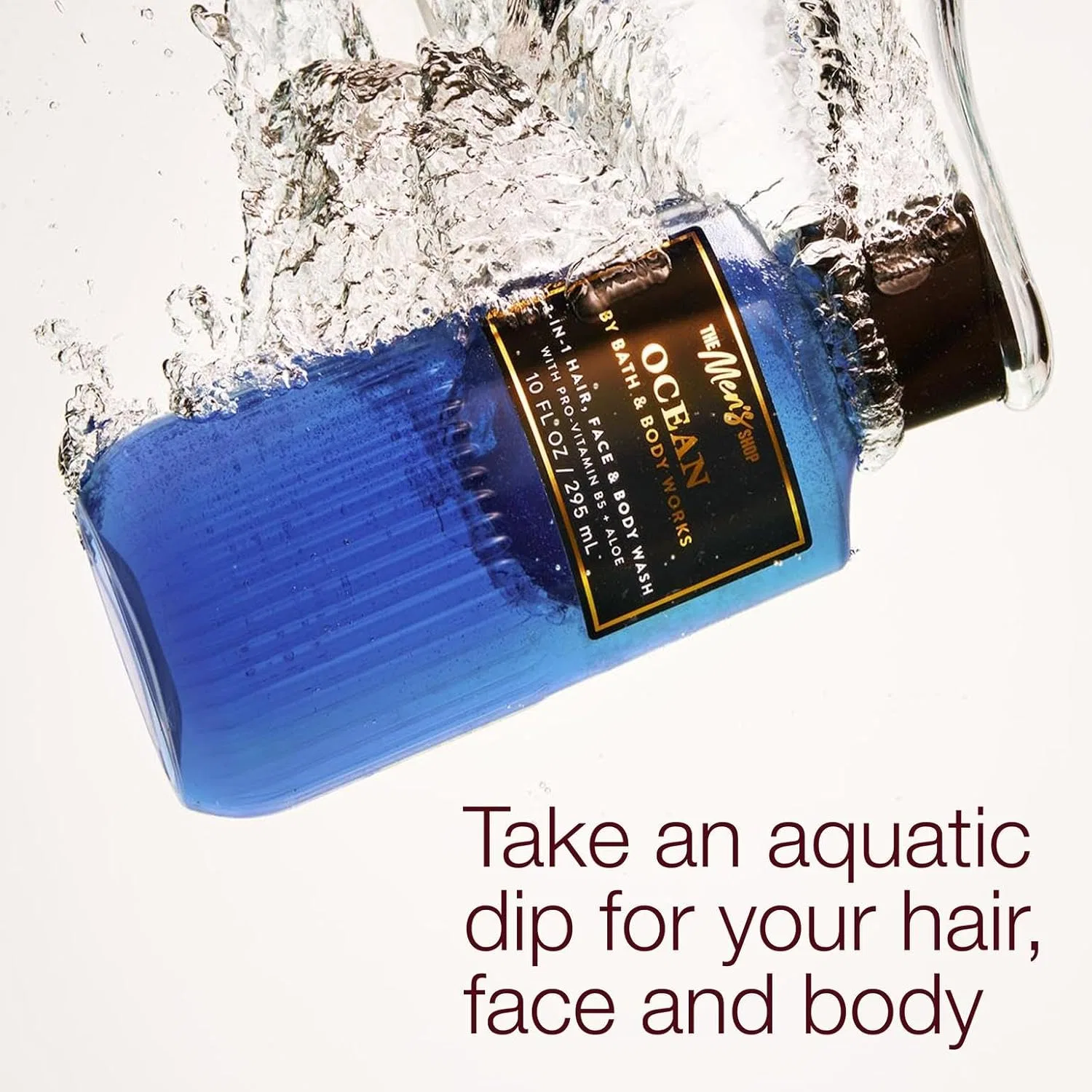Гель для душа 2-в-1 для волос и тела Ocean, Bath & Body Works, 10 мл — фото 2