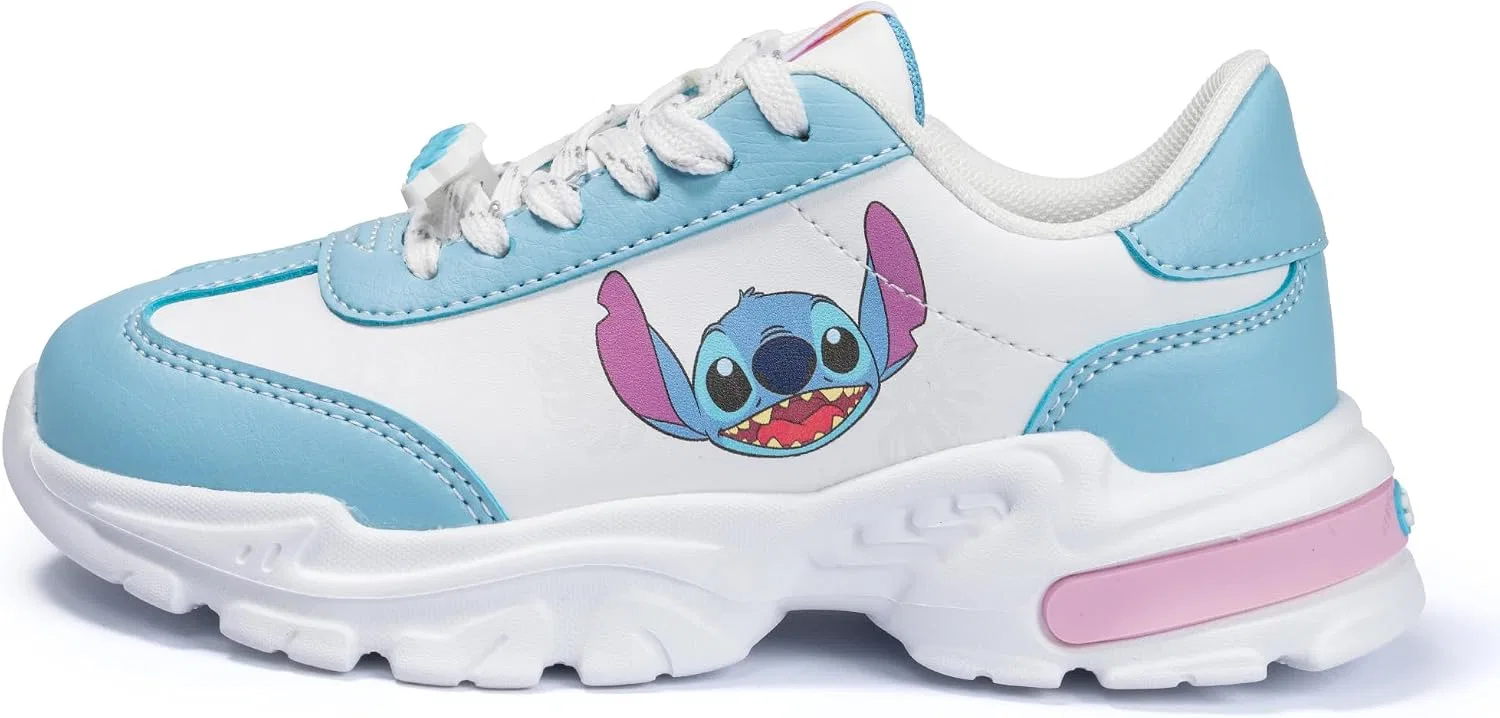 Детские кроссовки с принтом Lilo & Stitch Disney, Blue — фото 3