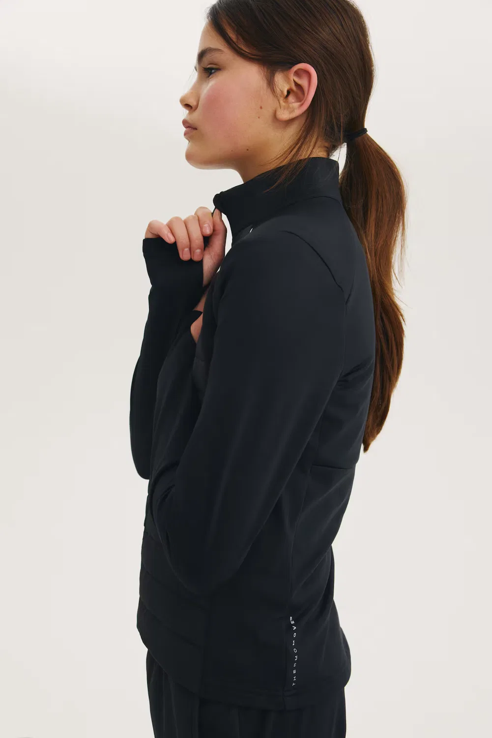 Утепленная футбольная куртка с термоизоляцией H&M, Schwarz — фото 3