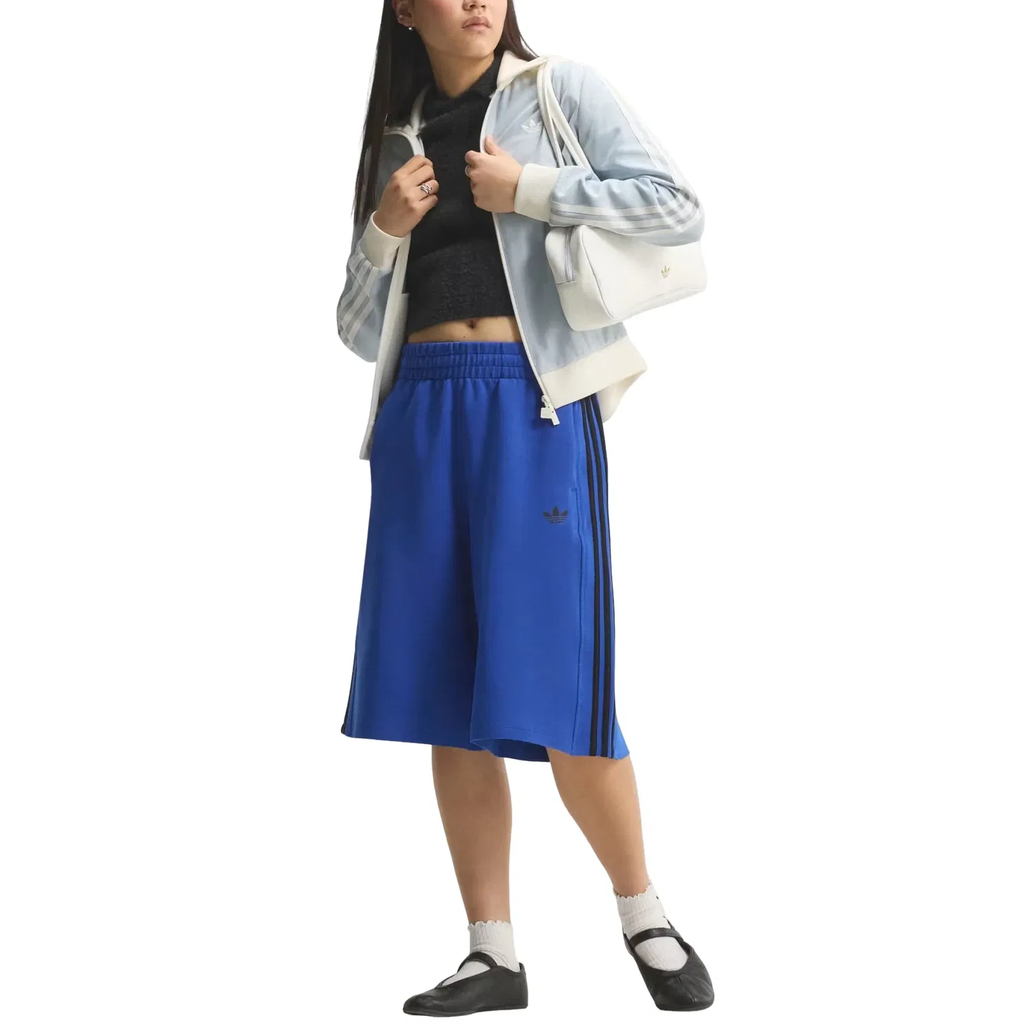 Женская куртка Track Top OG Tweed Jacket Asia Sizing 'Crystal Sky' adidas, Crystal Sky — фото 2