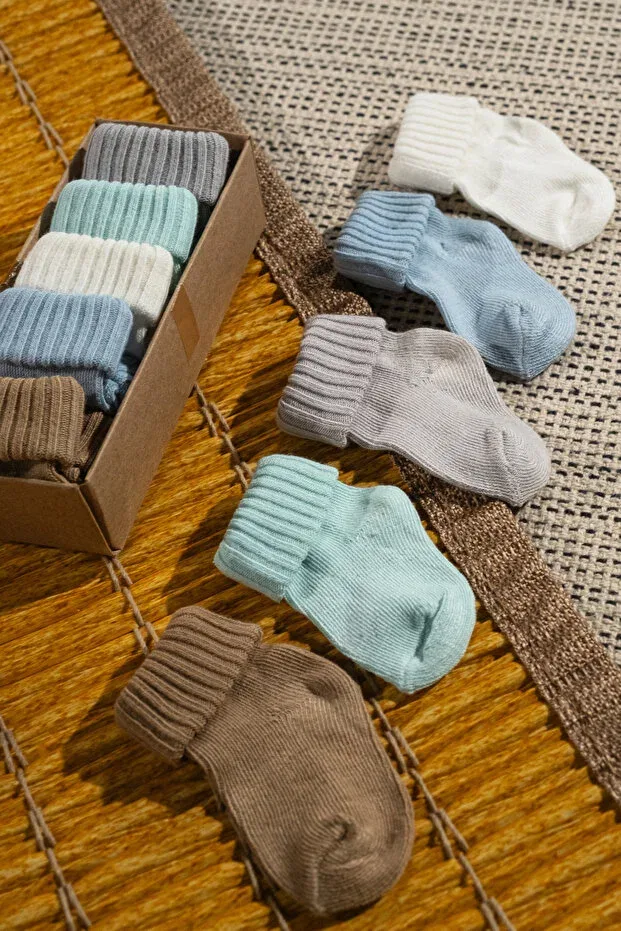 Детские носки хлопковые набор 5 пар Rocha Baby, Multicolor