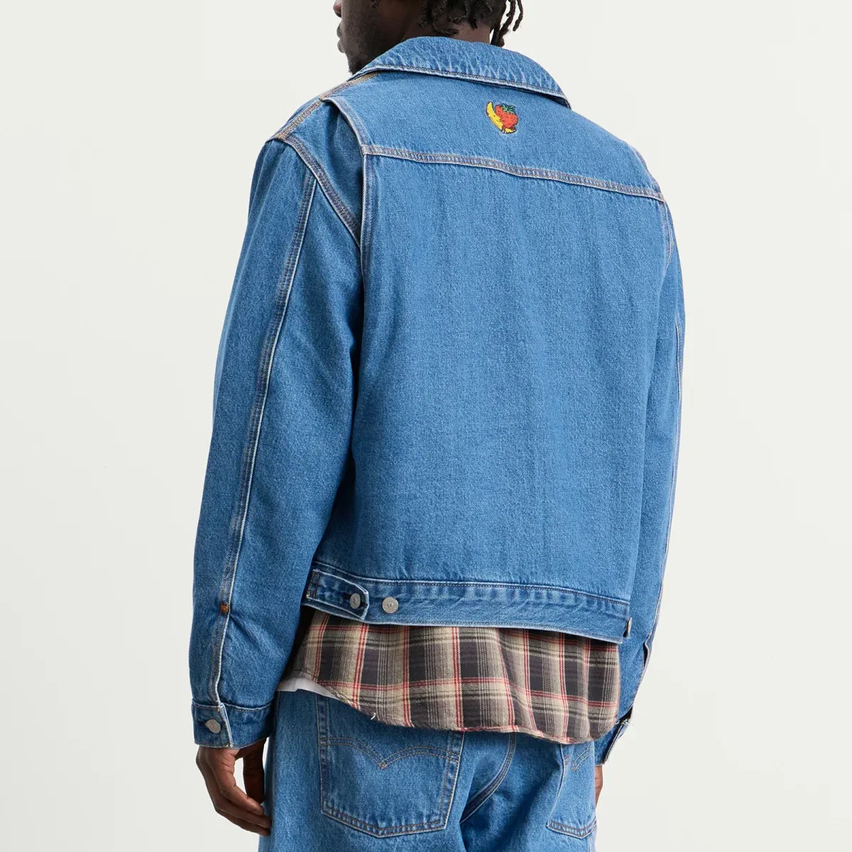 Куртка-джинсовка с принтом Universe Sky High Farm Levi'S, Mid Stone Wash — фото 3