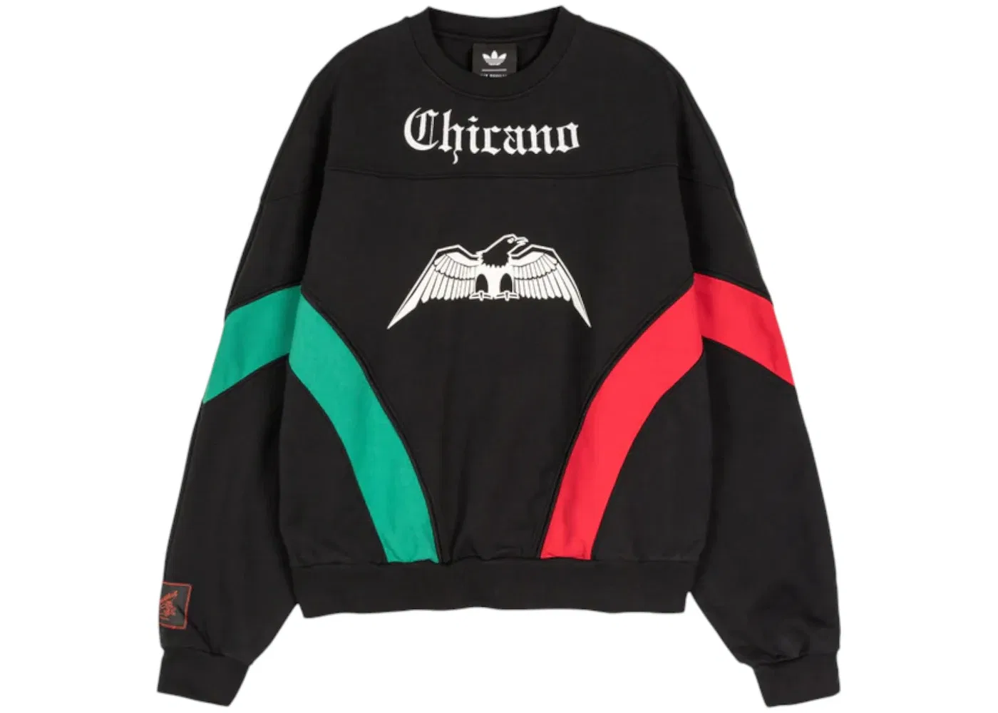 Мужской свитшот с принтом Chicano Adidas, Black