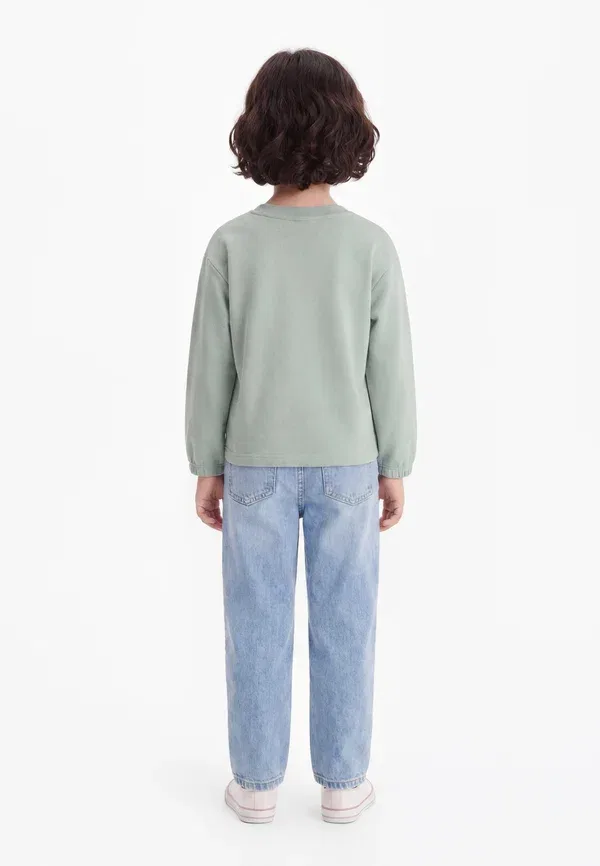 Свитшот с принтом Sweatshirt Name It Green Milieu, зеленый — фото 2