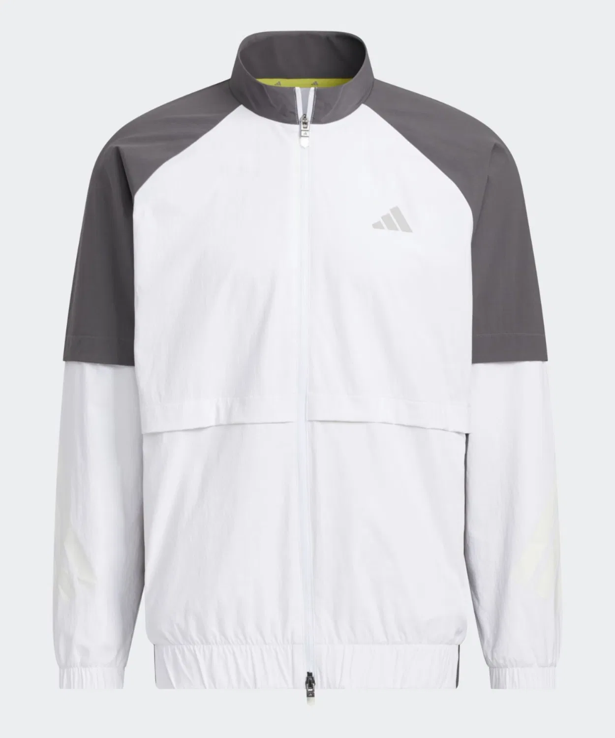 Мужская куртка-тракер свободного кроя с принтом Adidas Golf, Белый — фото 4