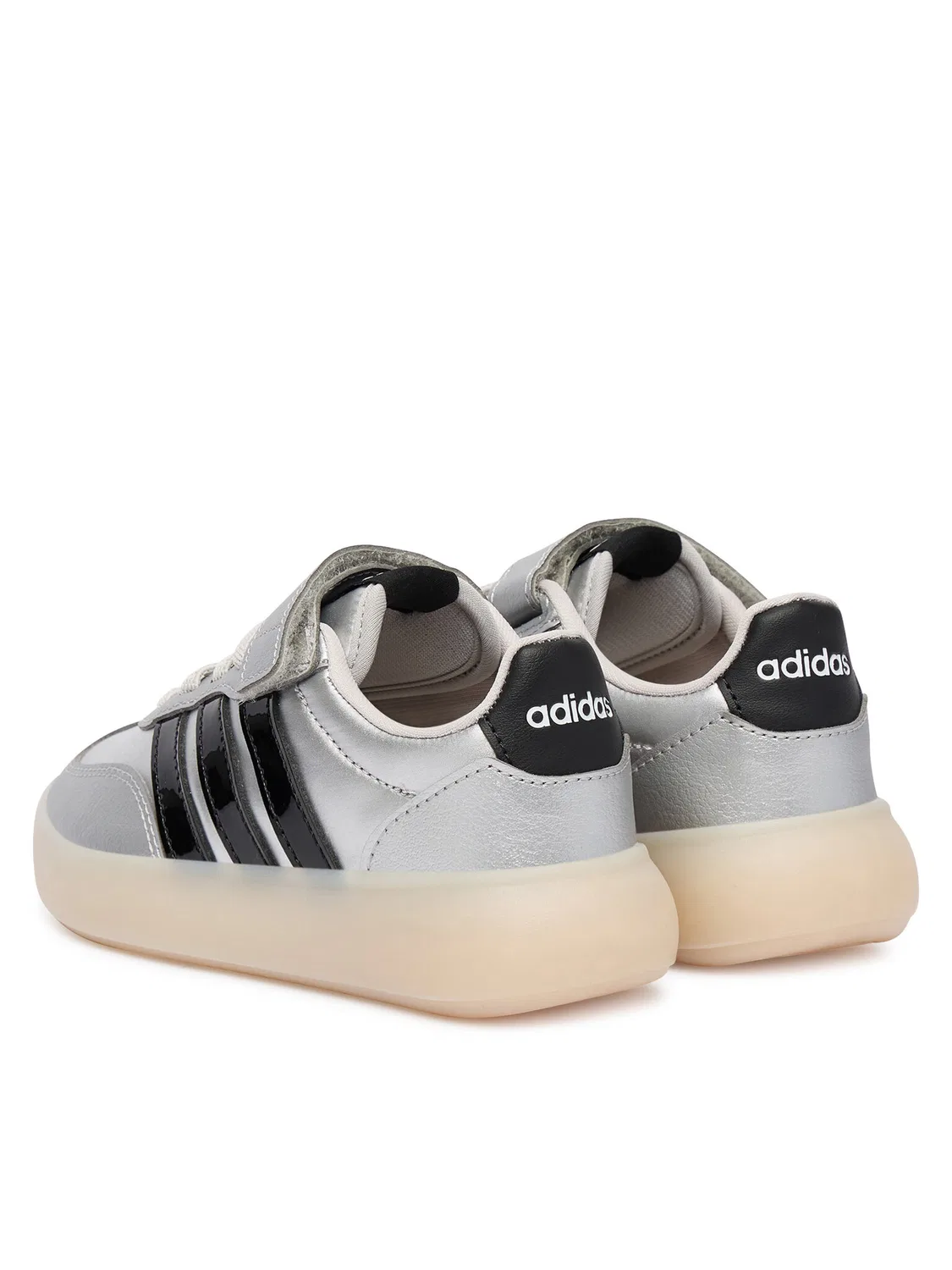 Кроссовки для девочки Barreda Decode Adidas, серебристый — фото 3
