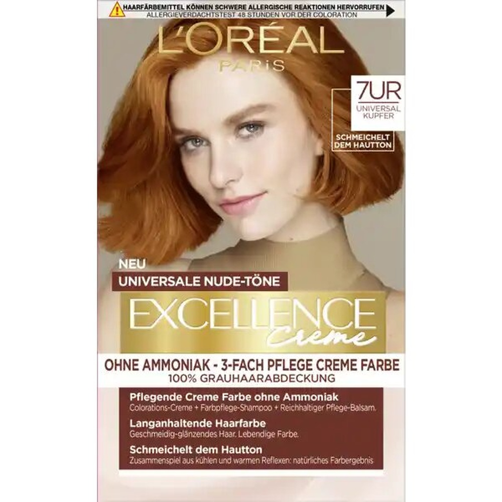 

Краска для волос L’Oréal Paris Excellence Creme Universal Nudes, 7UR copper