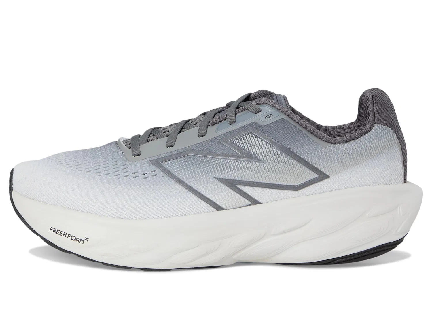 Детские беговые кроссовки Fresh Foam X 1080 V14 New Balance, Castlerock Grey Matter Black — фото 4