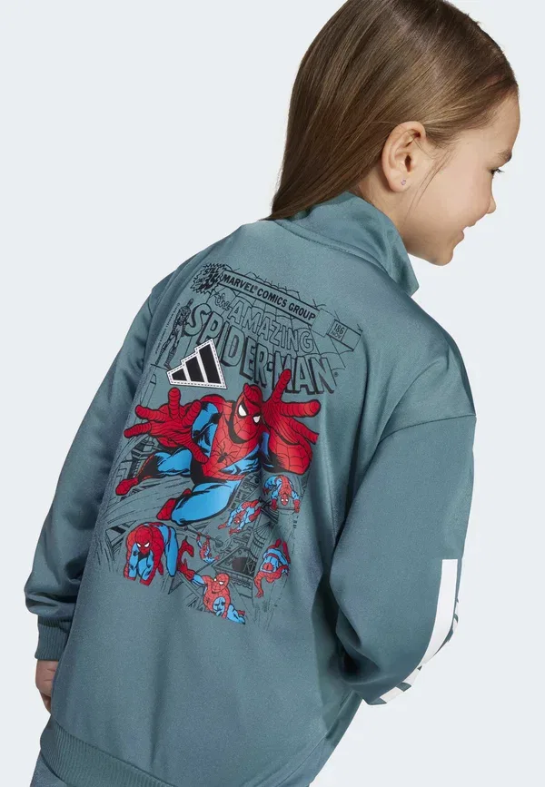 Костюм с принтом Mrvl set Adidas Originals, Preloved Teal White, белый/бирюзовый — фото 4