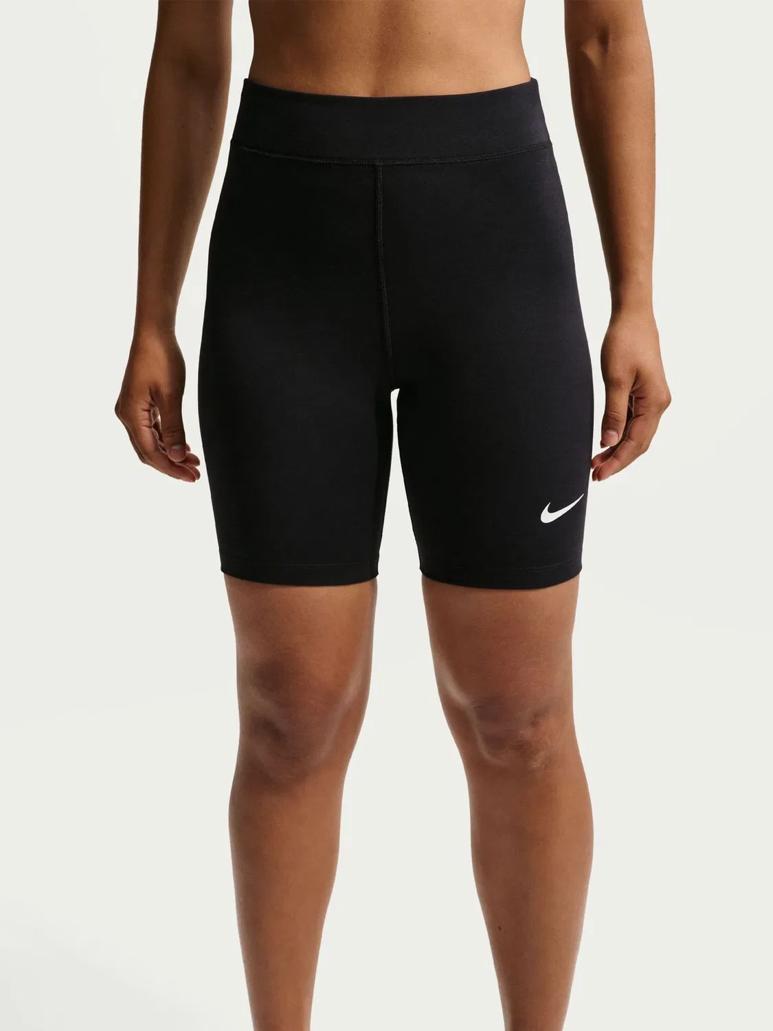 Велосипедки Nike Classic High-Waisted 8" Cycling Shorts, черные — фото 2