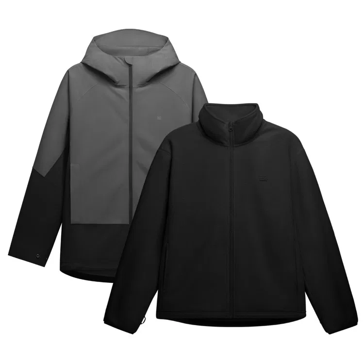 Детская ветровка BANANA IN, Rock Gray & Black