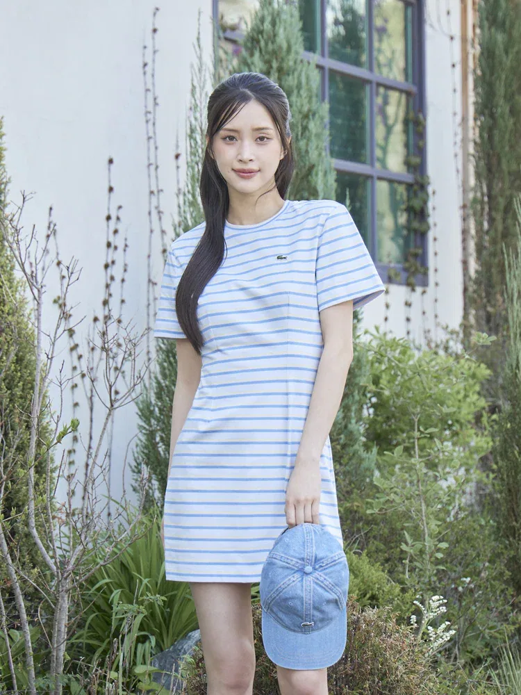 Платье LACOSTE с принтом, Blue