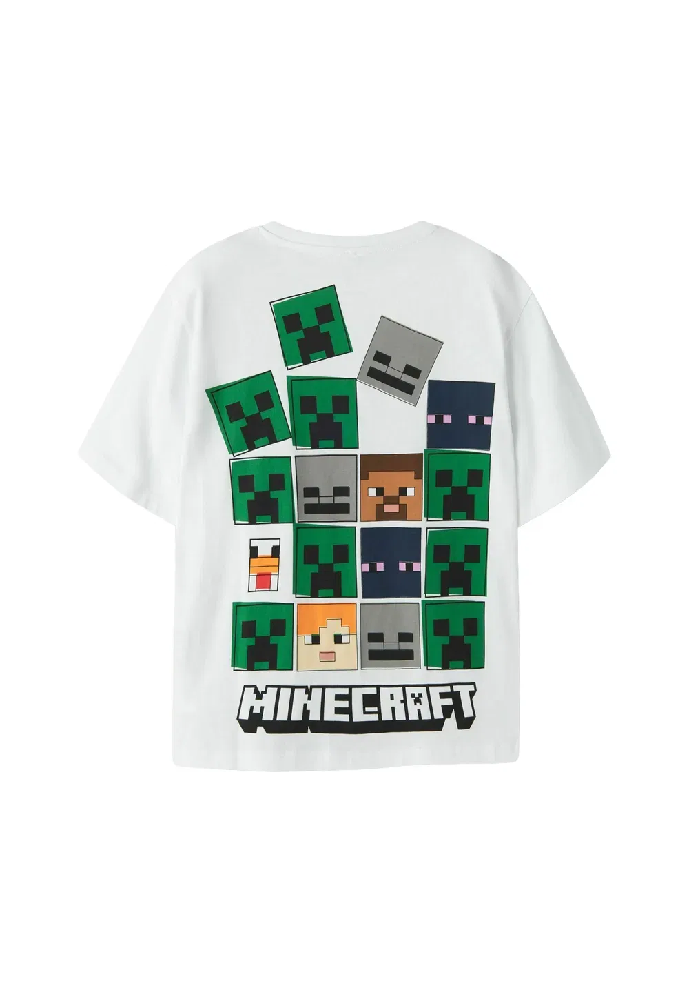 Лучшая футболка с принтом Minecraft Name It, Bright White — фото 2