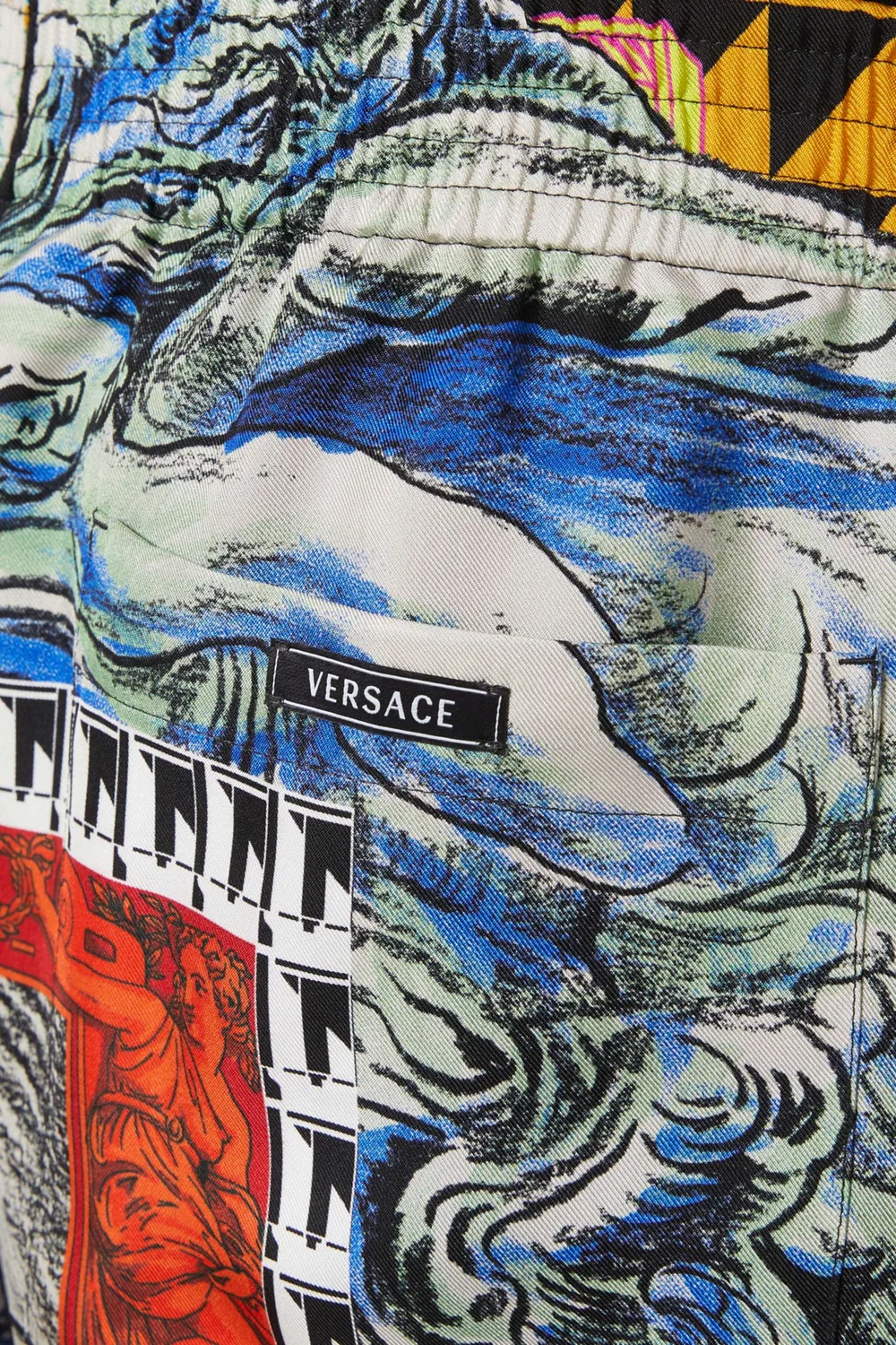 Шорты с принтом Medusa Collage Versace — фото 4