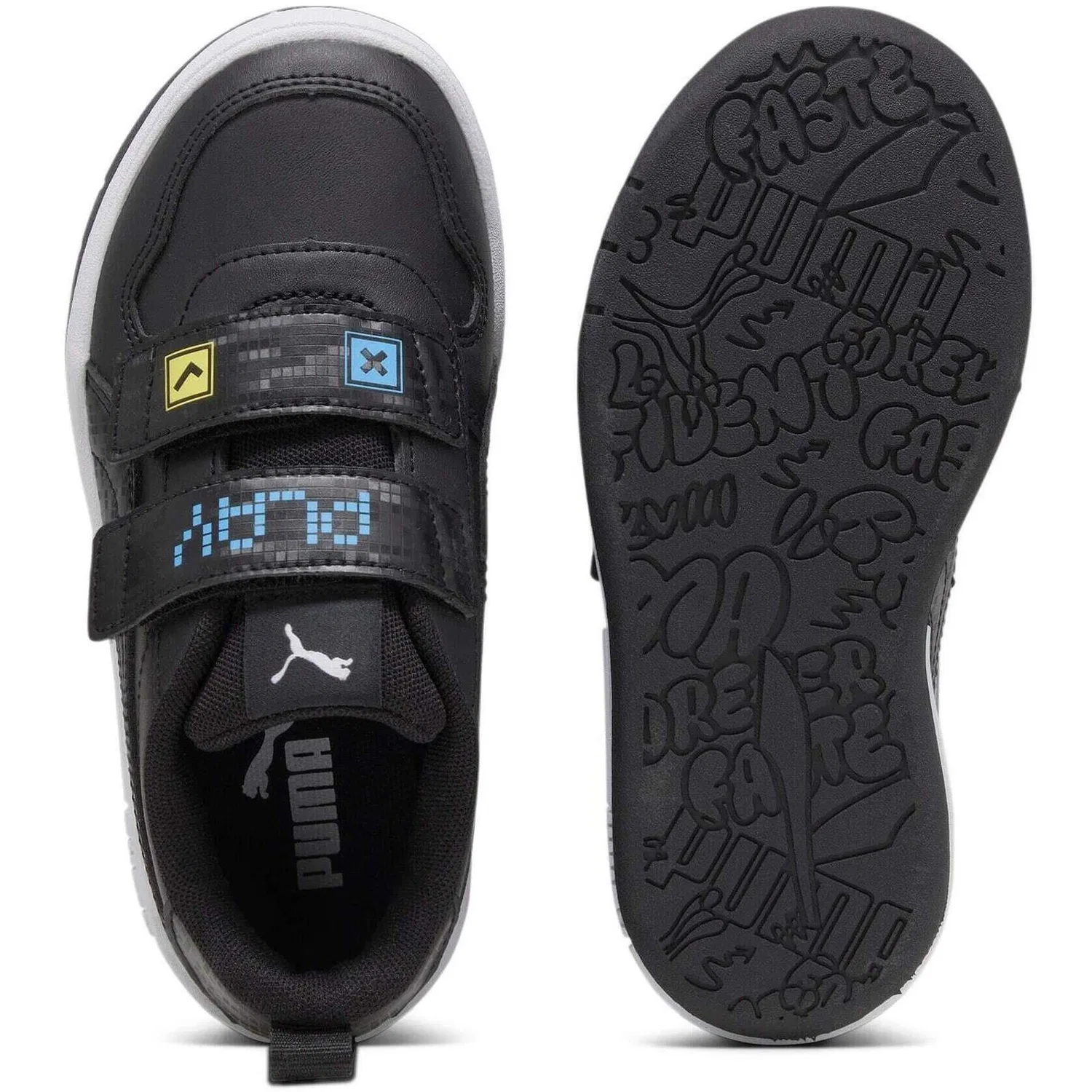 Детские кроссовки с принтом Multiflex SL Play V PS Puma, Schwarz — фото 2