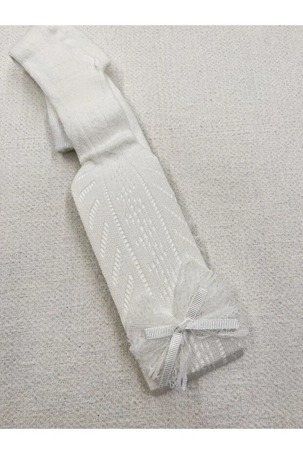 Детские колготки с сетчатым узором Michi mesh baby Katamino, Nude Color