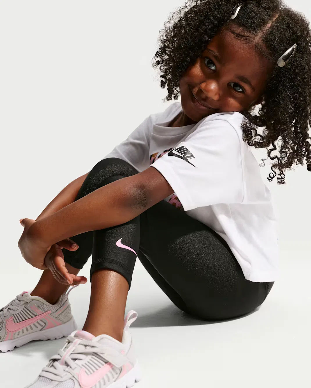 Леггинсы Toddler Sport Shine Nike, Black — фото 4