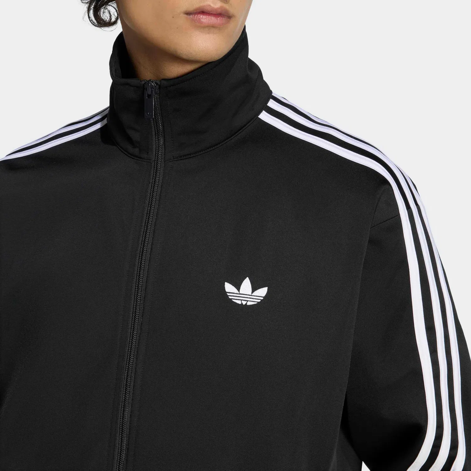 Мужская тренировочная куртка с воротником-стойкой Firebird Originals Adidas Originals, Black — фото 4