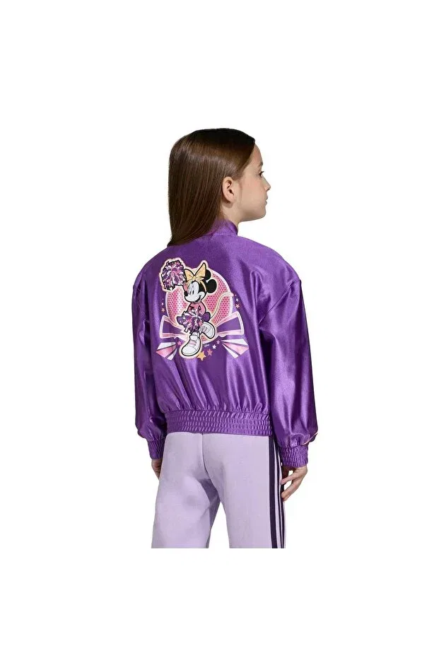 Детское худи с принтом Adidas, Purple — фото 4