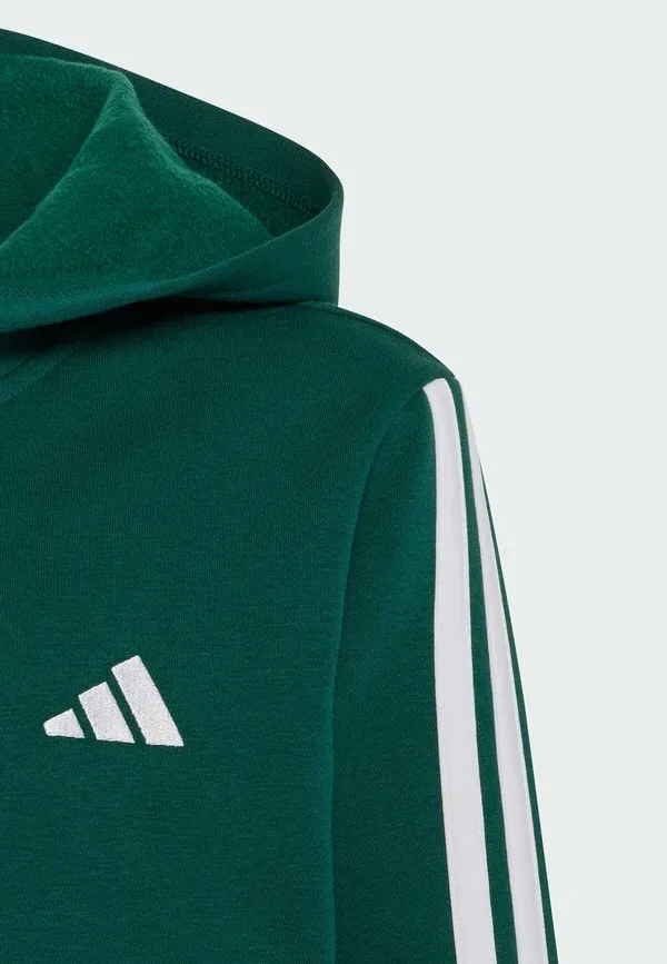 Детская толстовка унисекс на молнии Adidas Performance, белый/зеленый — фото 4