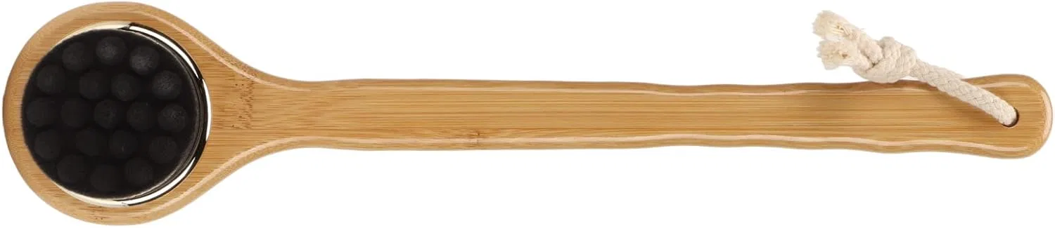 Щетка для тела с длинной ручкой, мягкая, MIMEITOPA, 1 шт