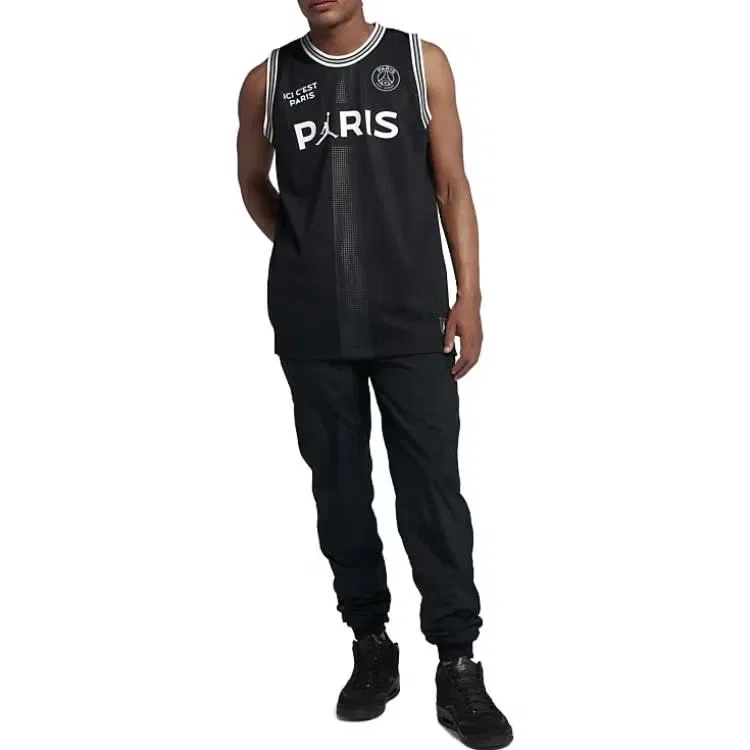 Футболка с принтом Ici Cest Paris Jordan, черный — фото 2