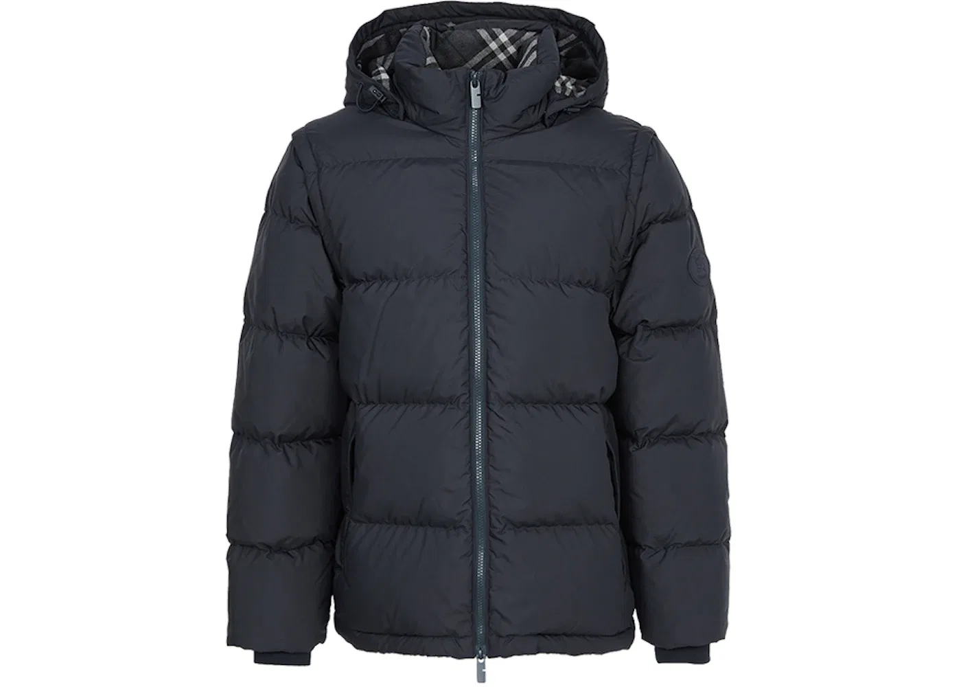 Мужской джемпер с воротником-хомутом Bideford Padding Burberry, Navy