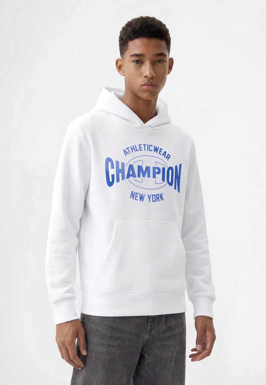 Худи стандартного кроя - худи Champion, White