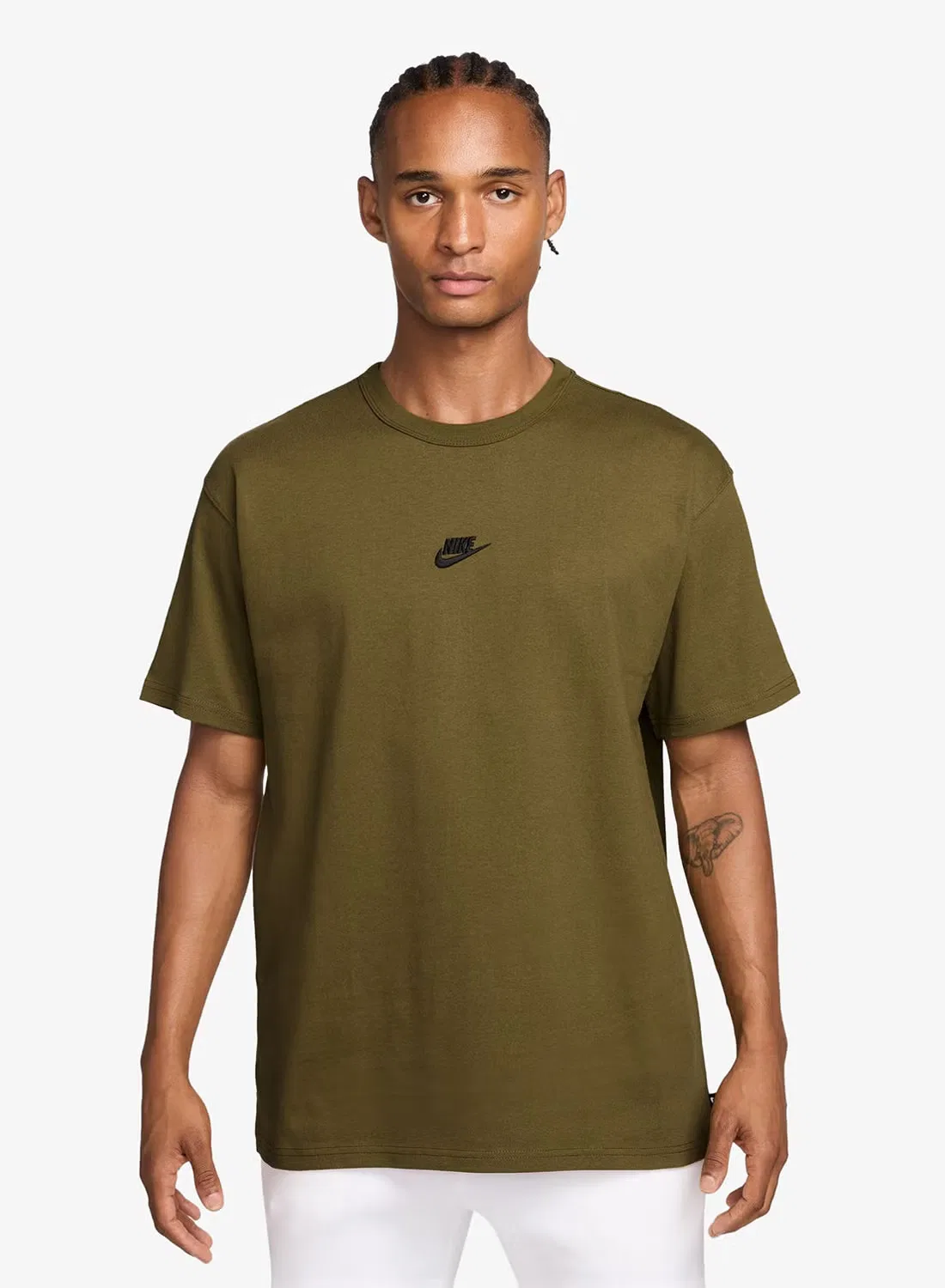 Футболка с принтом NSW Premium Essential Sustainable Nike, оливковый
