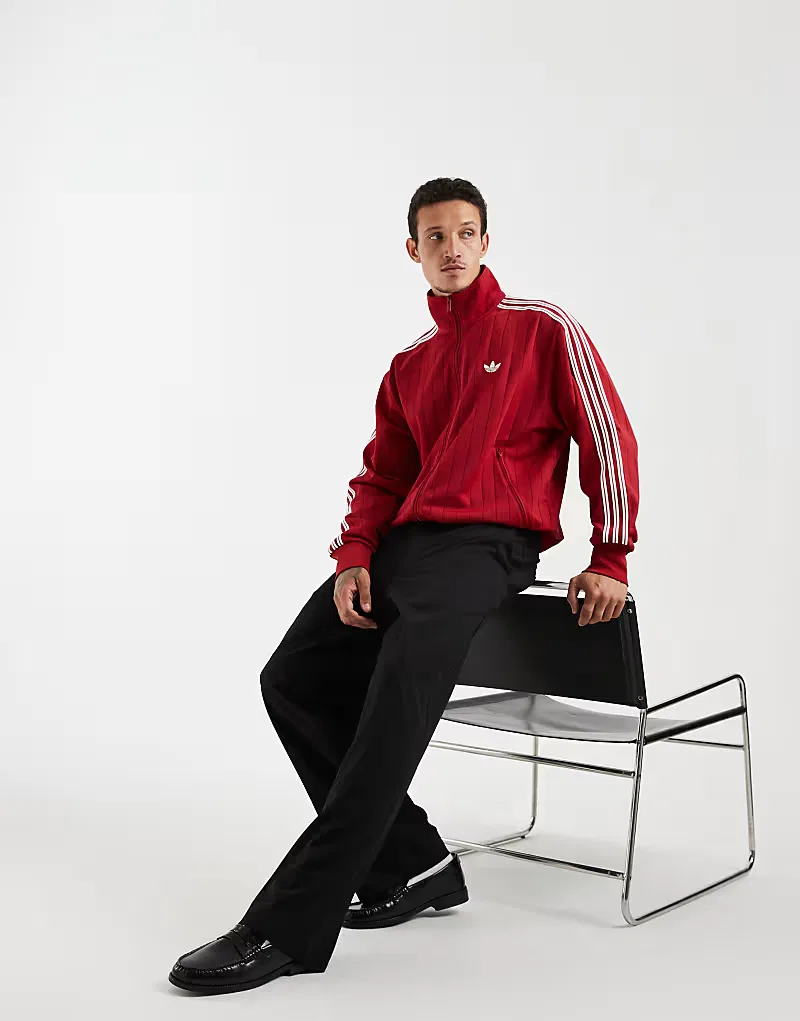 Куртка спортивная Firebird Drop Needle Adidas Originals, Team Victory Red — фото 2