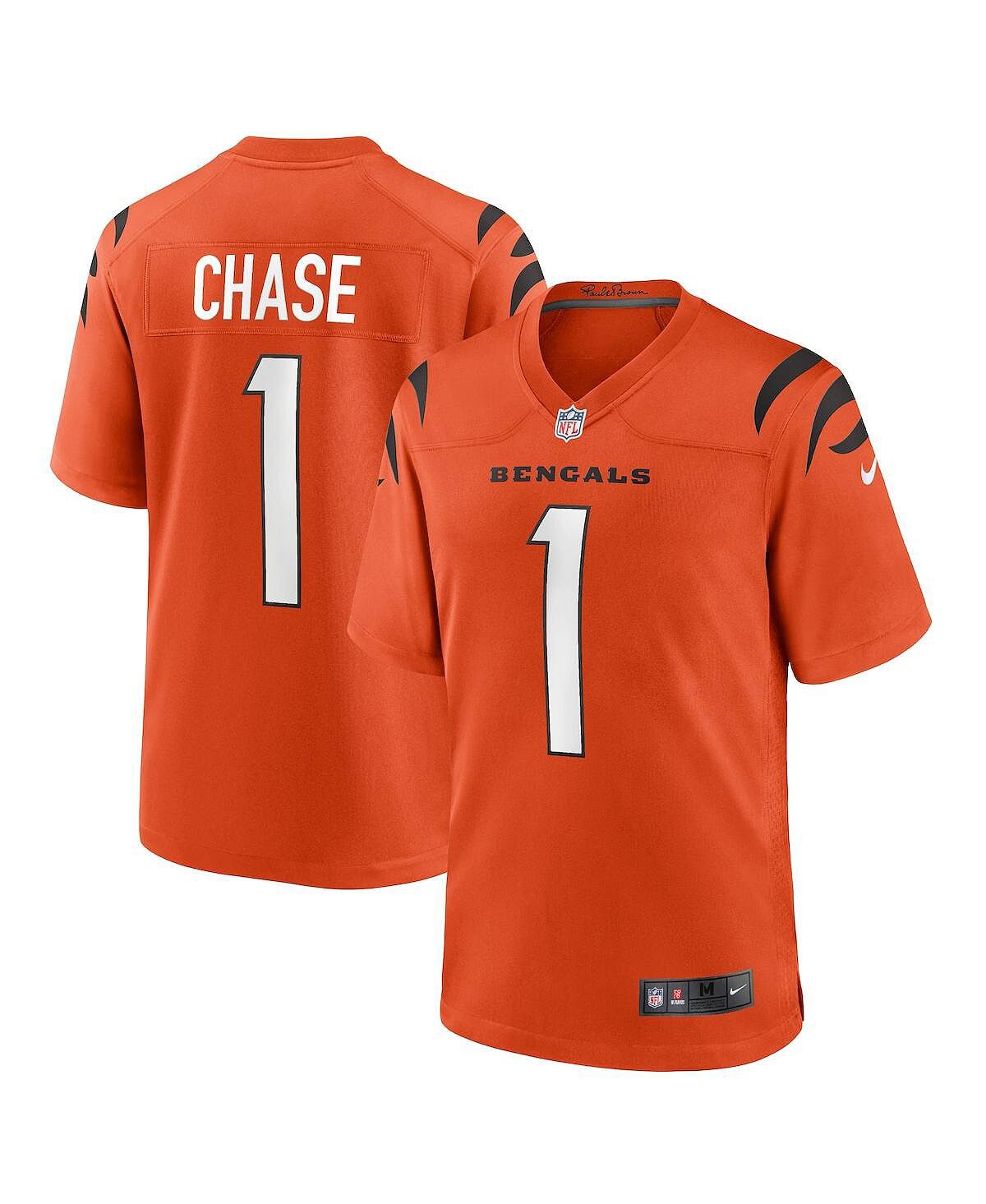 

Мужское джерси ja'marr chase orange cincinnati bengals alternate game jersey Nike
