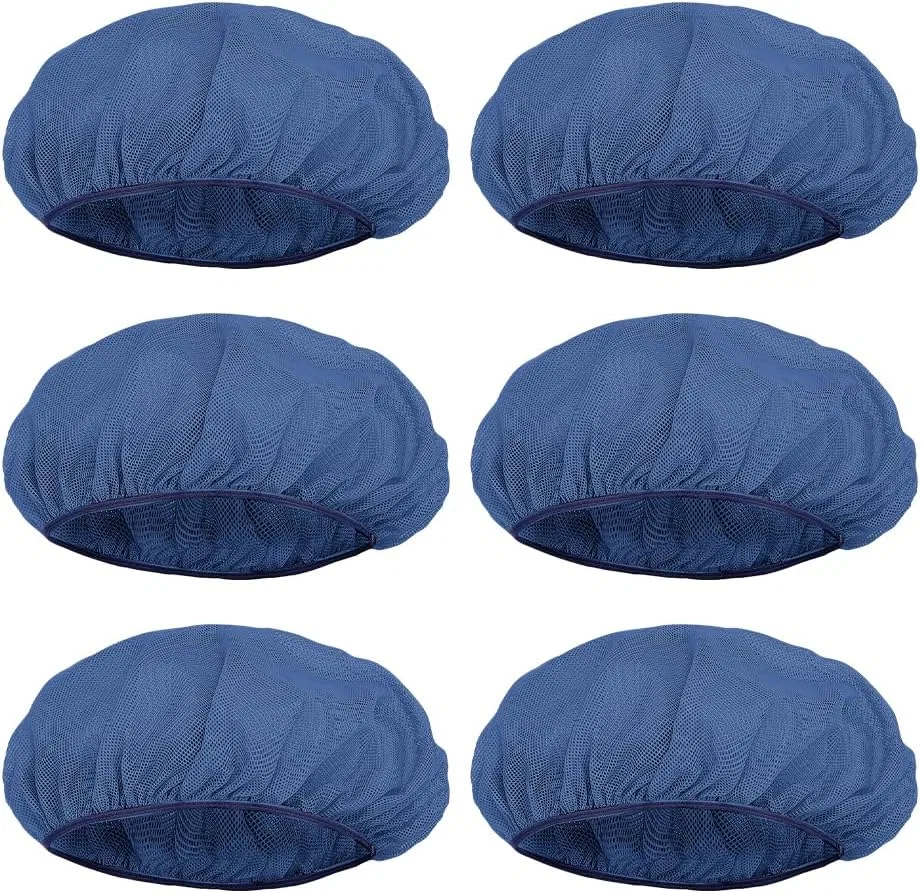 Сетка для волос JIHUOO, 6 шт, Navy Blue