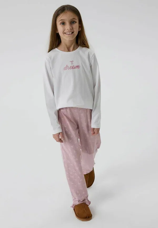 Комплект пижамы с принтом Nightset long sleeved Name It, Keepsake Lilac, сиреневый/мятный