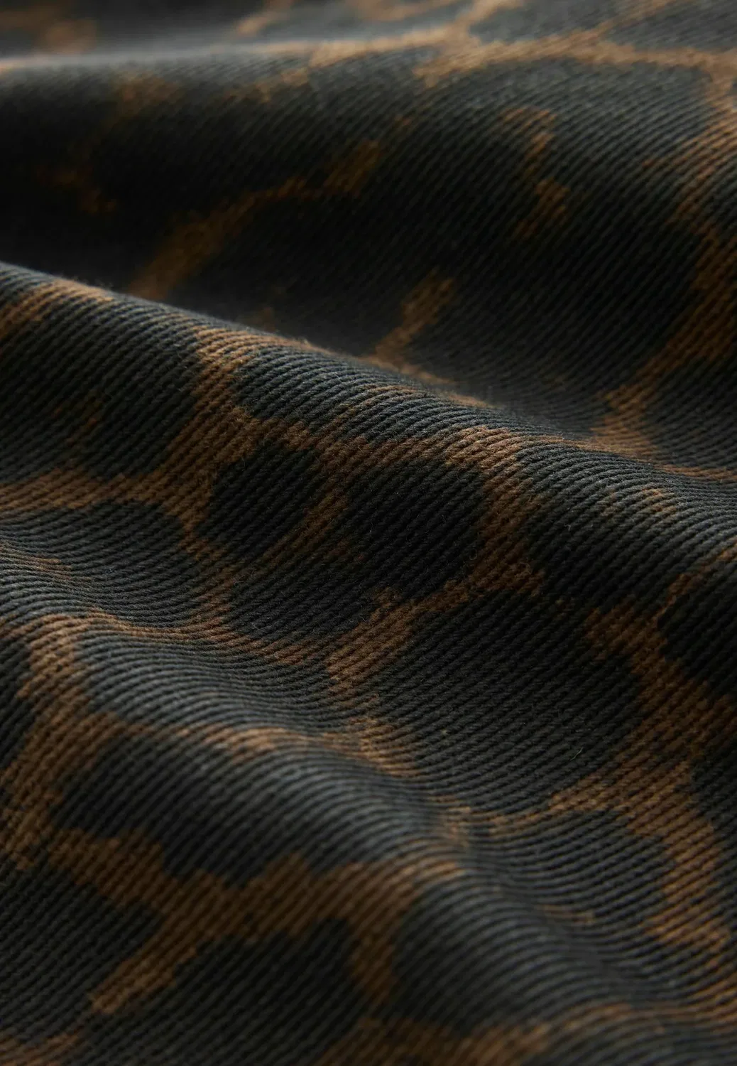 Высокая фигура - мини-юбка из денима "песочные часы" - юбка А-силуэта Next, Leopard — фото 4