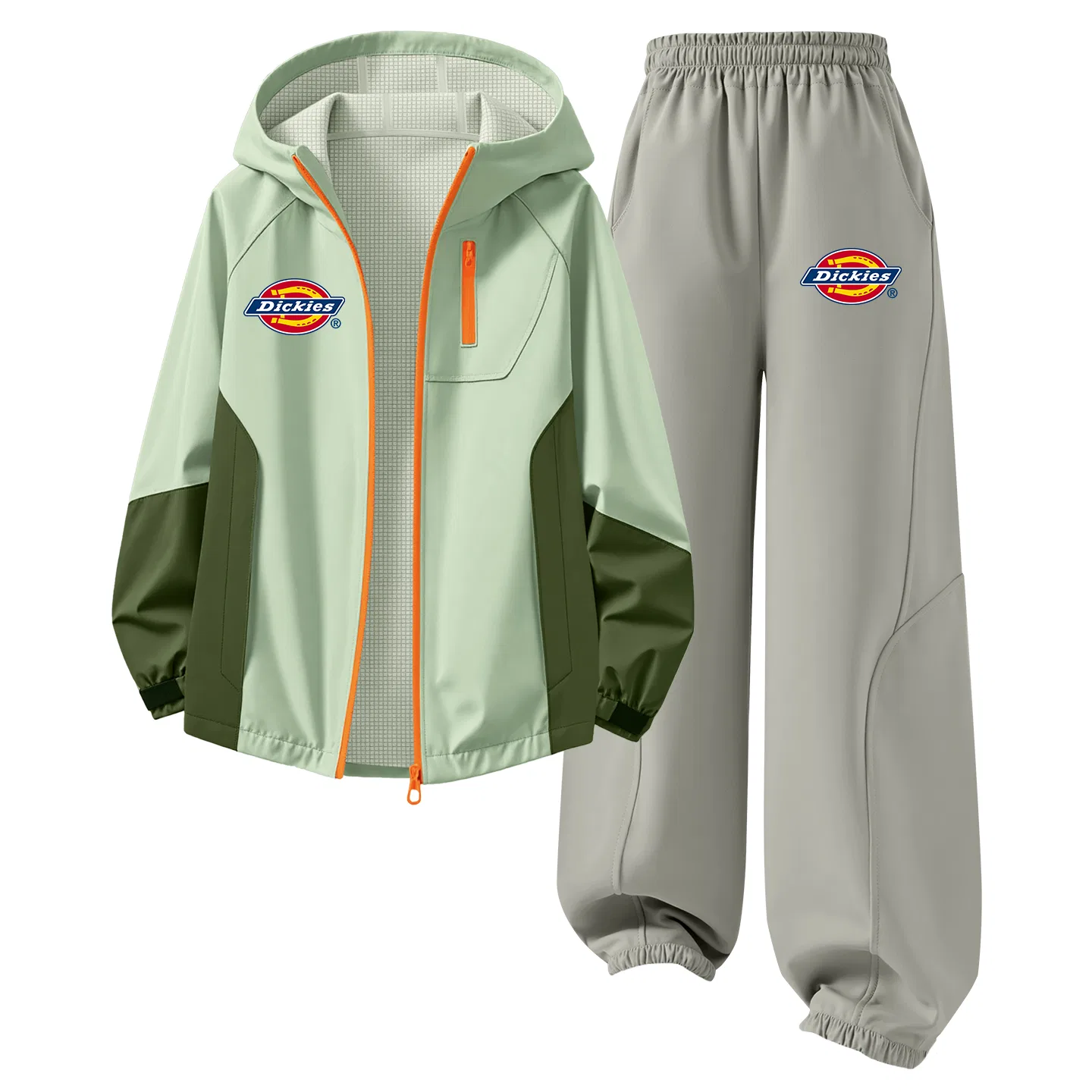 Детский спортивный комплект с принтом Dickies, Silicone Standard K_Left Green+Silicone Standard K Black — фото 3