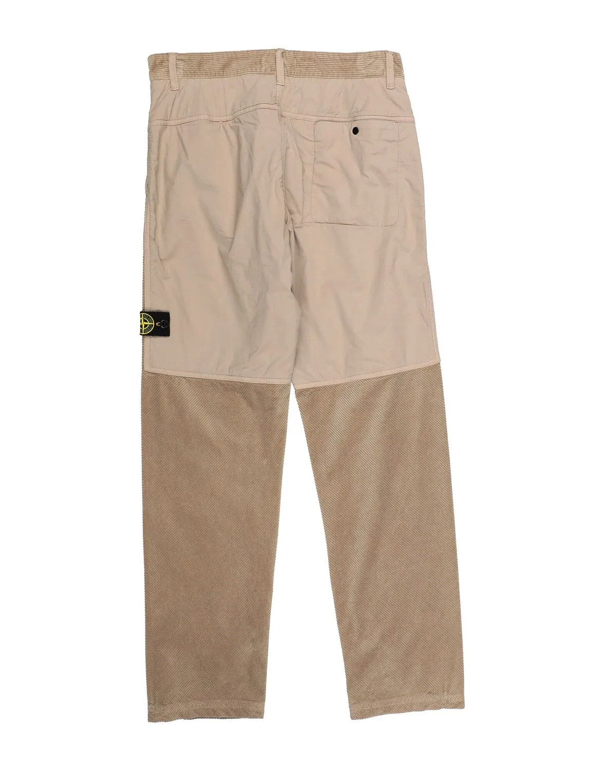 Детские брюки из вельвета для мальчиков Stone Island Junior, хаки — фото 2