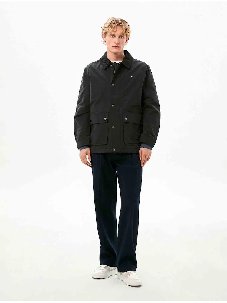 Куртка с вельветовым воротником, Regular Fit TOMMY HILFIGER, Black — фото 2
