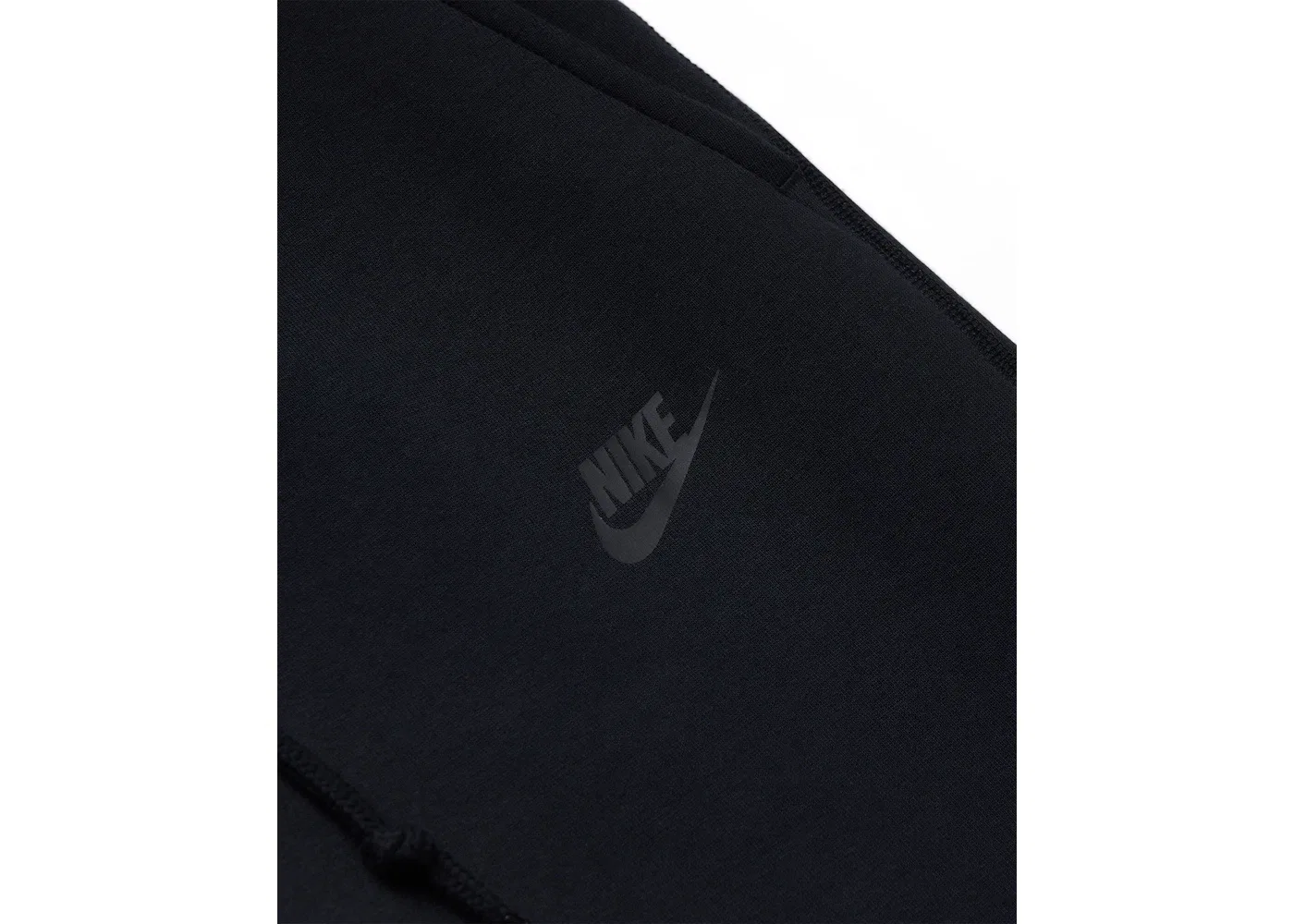 Мужские спортивные штаны из флиса с длинной застежкой-молнией Nike Joggers, Black/Black — фото 2